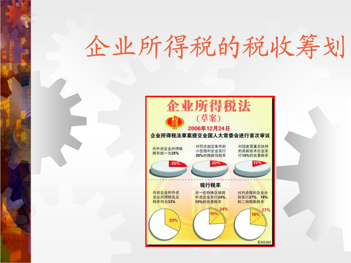 企業(yè)所得稅稅務籌劃(企業(yè)納稅實務與稅收籌劃全攻略)